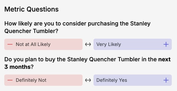 Swayable metric questions for the Stanley Quencher Tumbler